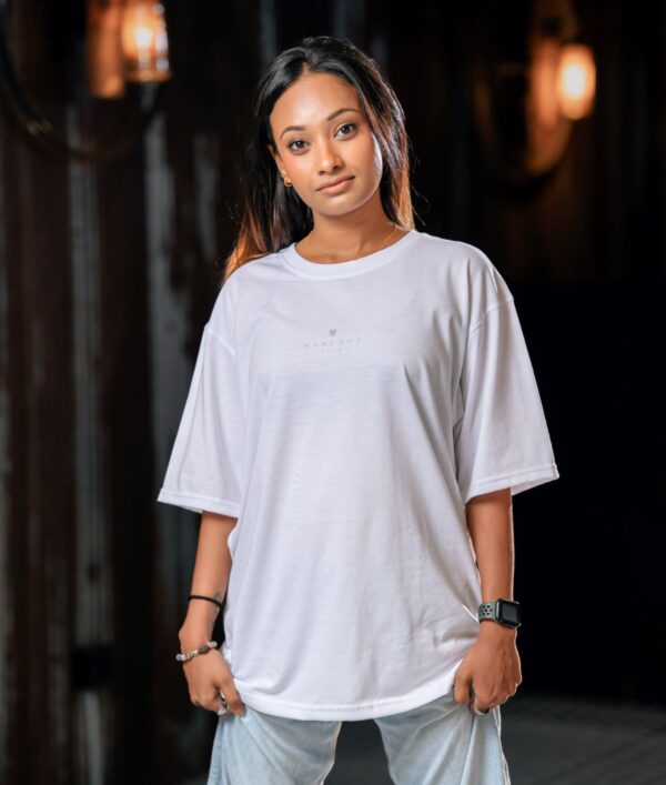 Cloud White Oversized Tee
