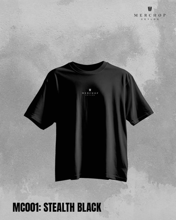 Stealth Black Oversized Tee - Image 3